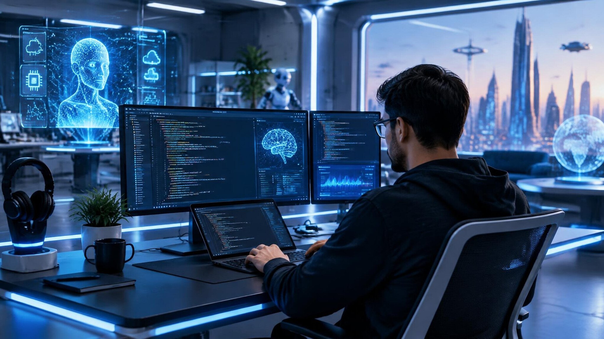 futuristic coding environment